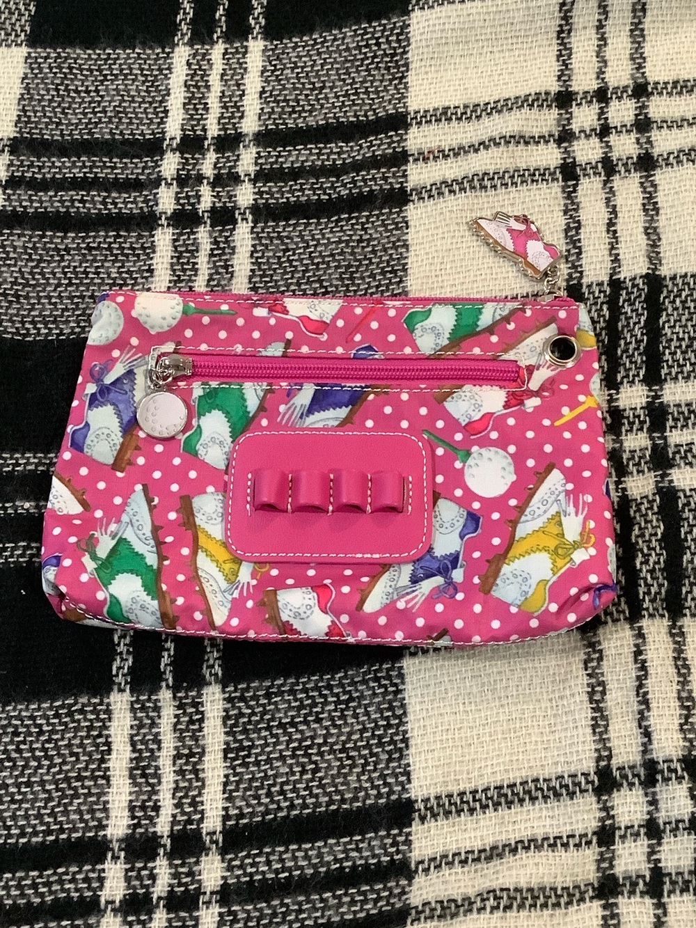 Sydney love sport golf shoe print pouch